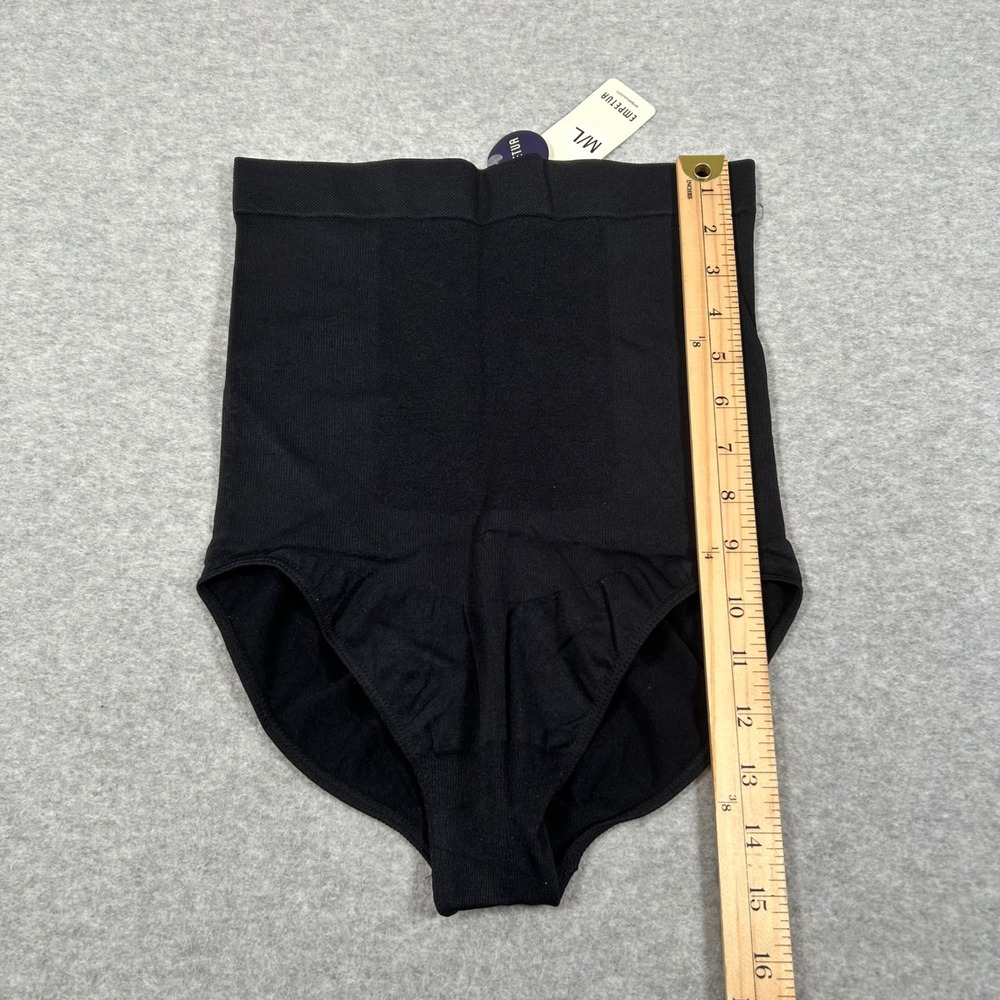 Empetua‎ High Waist Shaper Panties Womens M/L Black Tummy Control Smoothing - Picture 5 of 5